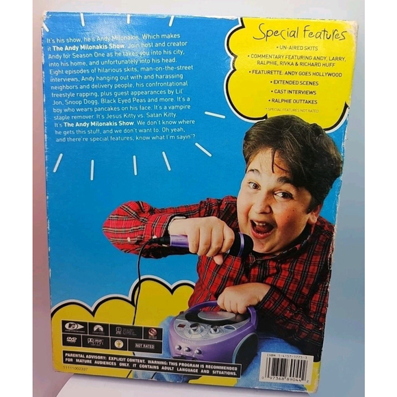 The Andy Milonakis Show The Complete First Season 1 One DVD, 2 Discs W Slipcover - Picture 2 of 5